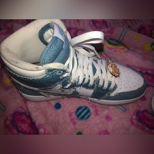 Jordan 1 high og denim . 2022 (used) worn twice .